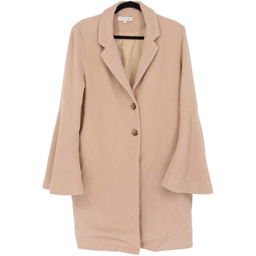 Derek Lam Collective Wool Blend Coat Size 50 EU 16 US Camel Tan Bell Sleeve